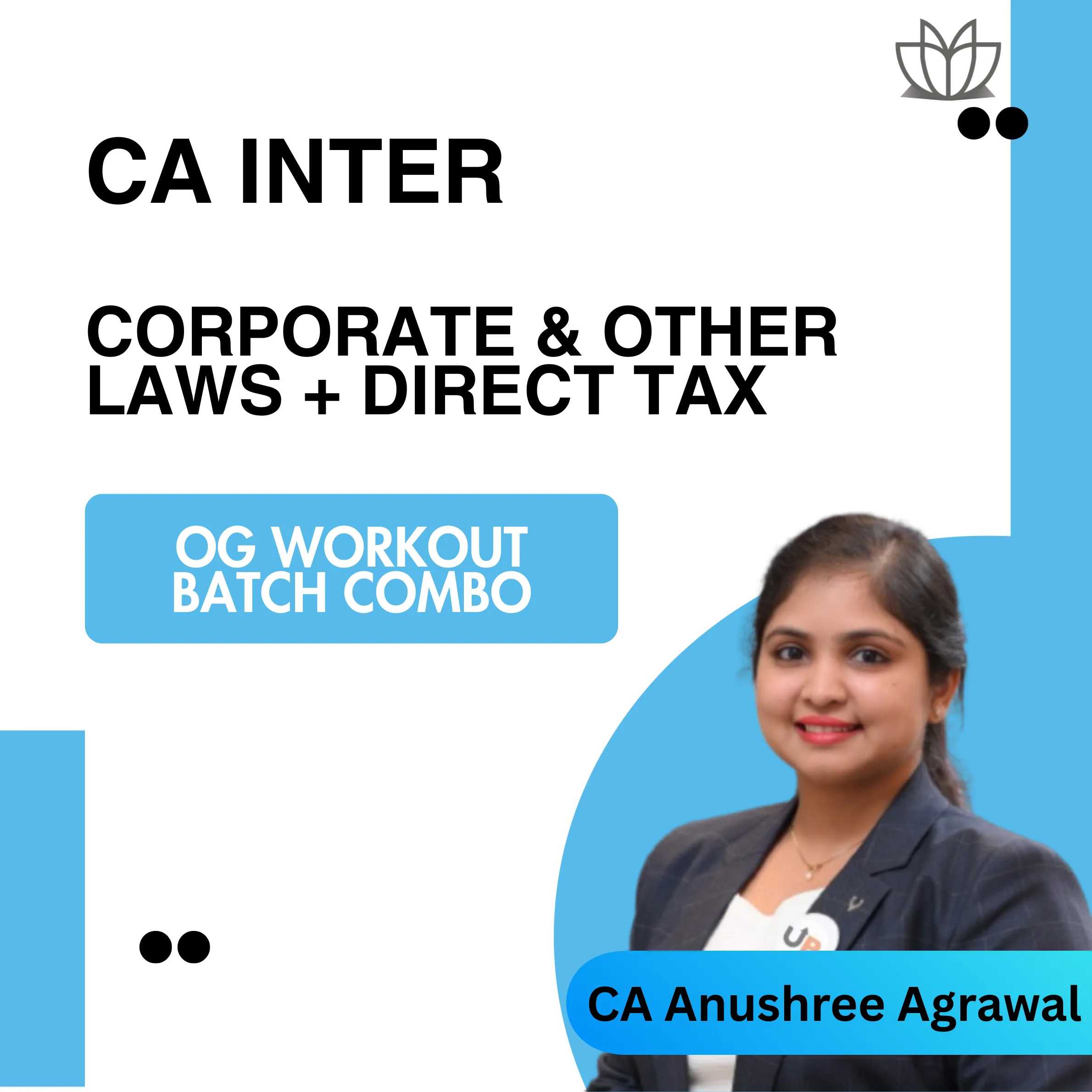 CA Inter Law & DT OG Workout Batch Combo For Jan 2…